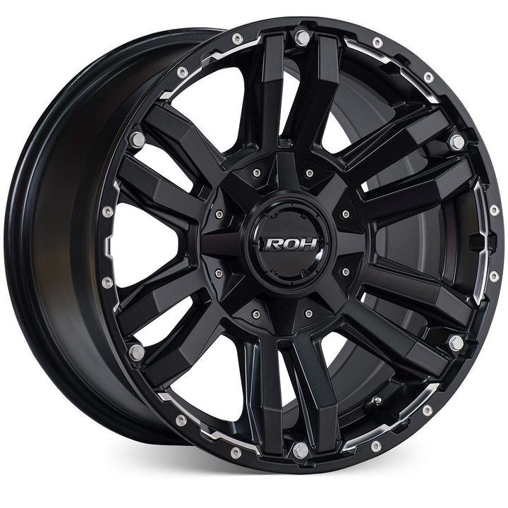 ROH ALLOY VAPOUR Matt Black w/Machined Under Cut