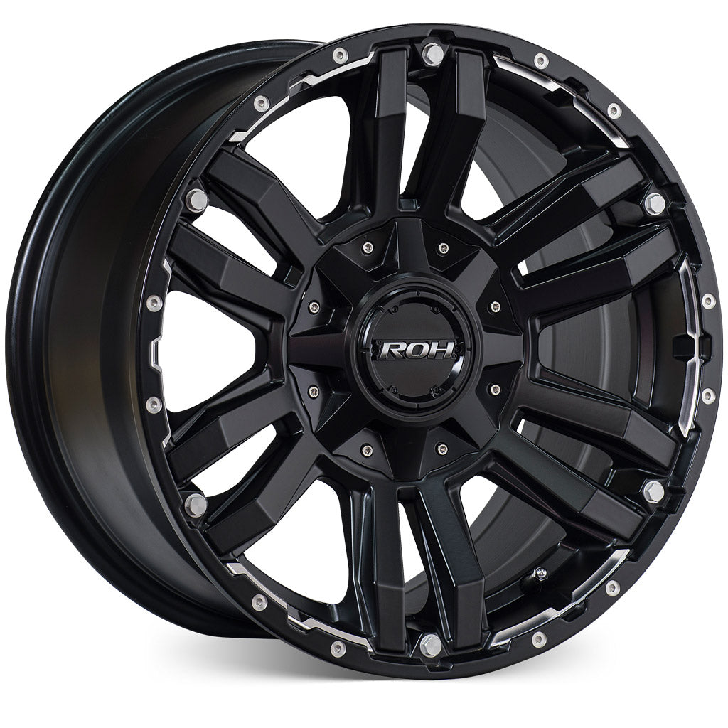 ROH ALLOY VAPOUR Matt Black w/Machined Under Cut