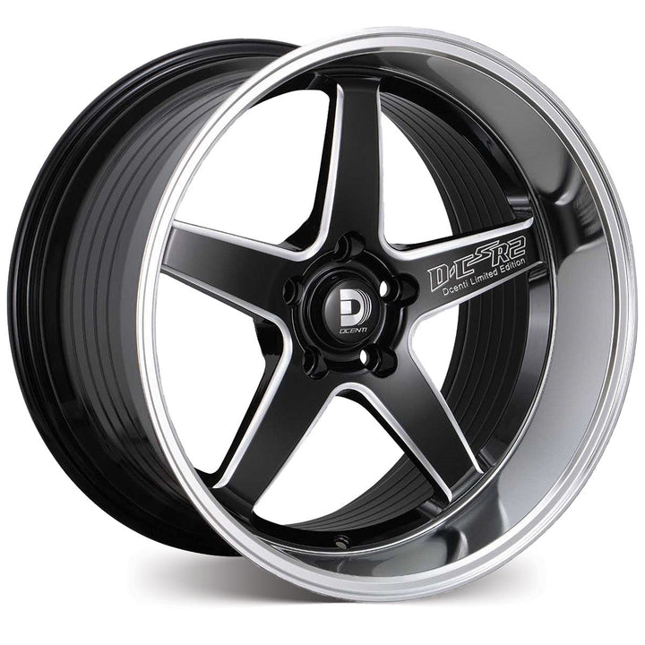 BGW DC R2 Gloss Black w/Milled Spoke & Machined Lip