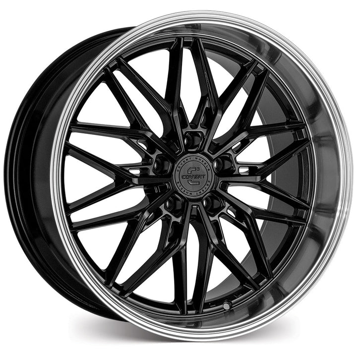 COVERT CV7 Gloss Black w/Machined Lip