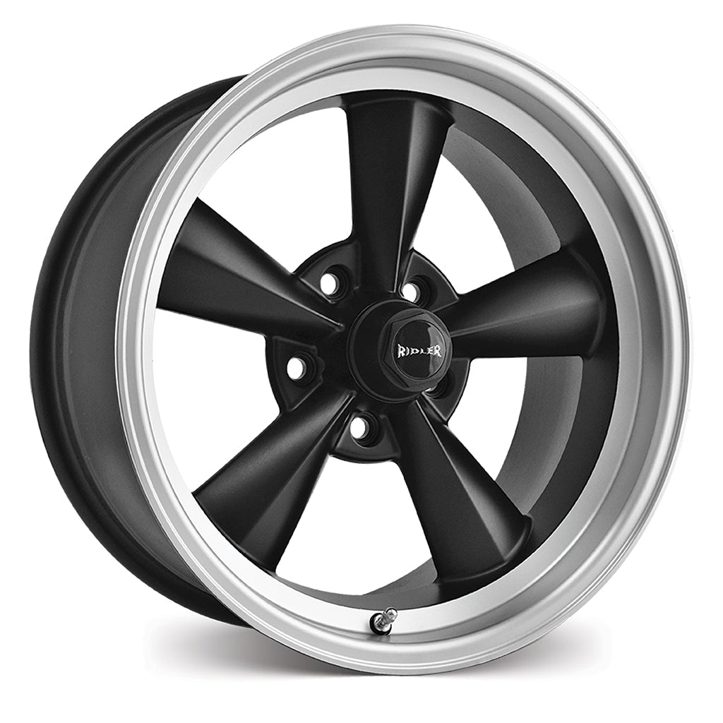 RIDLER R675 Matt Black w/Machined Lip