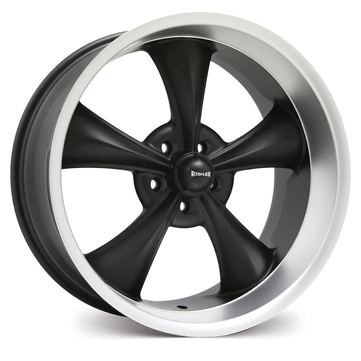 RIDLER R695 Matt Black w/Machined Lip