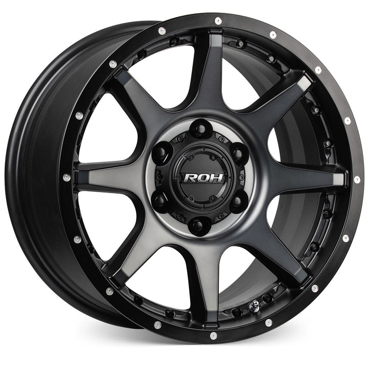ROH ALLOY TROPHY Matt Black w/Machined Face & Dark Tint