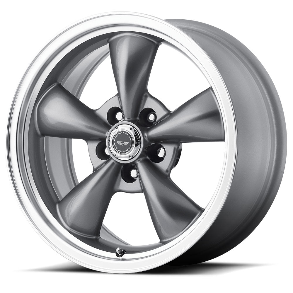 AMERICAN RACING CLASSIC AR105 | TORQ THRUST-M 9 /ANTHRACITE POLISH LIP S18