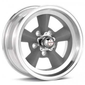 AMERICAN RACING CLASSIC VN309 | TORQ THURST-ORIGANIL (TT-O) 5 /GREY WITH MACHINED LIP S15