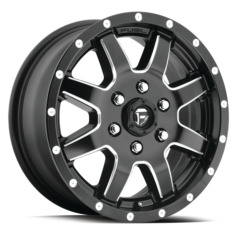 FUEL D538 | MAVERICK 8 /MATTE BLACK MILLED S18
