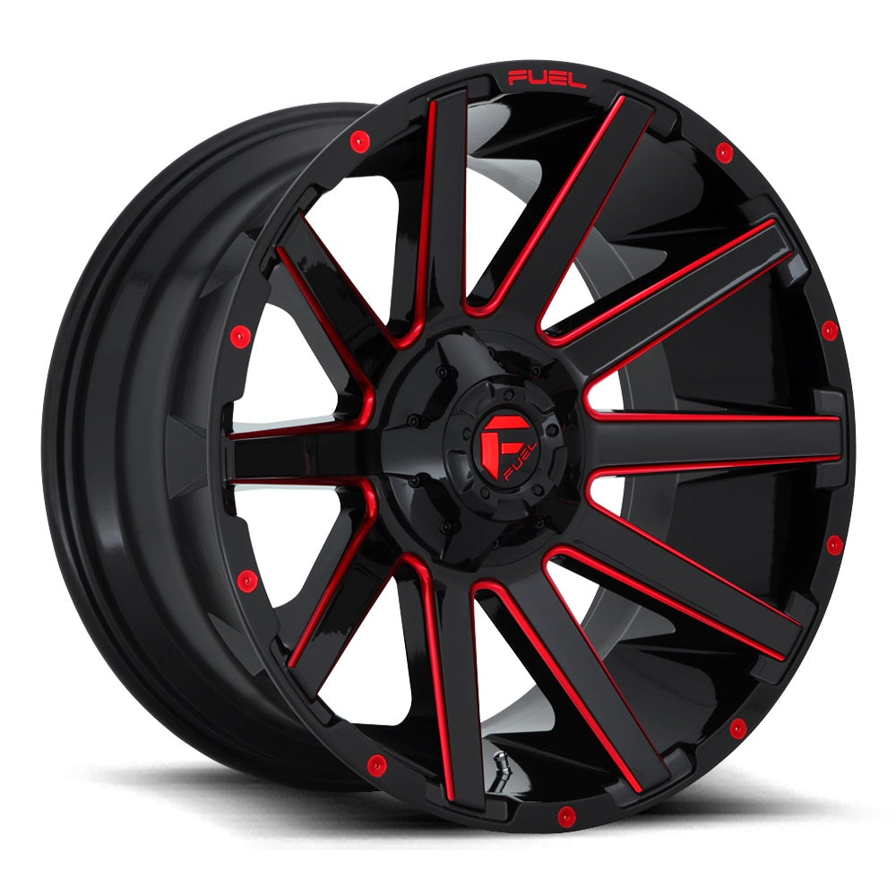 FUEL D643 | CONTRA 9 /BLACK MILLED RED S20