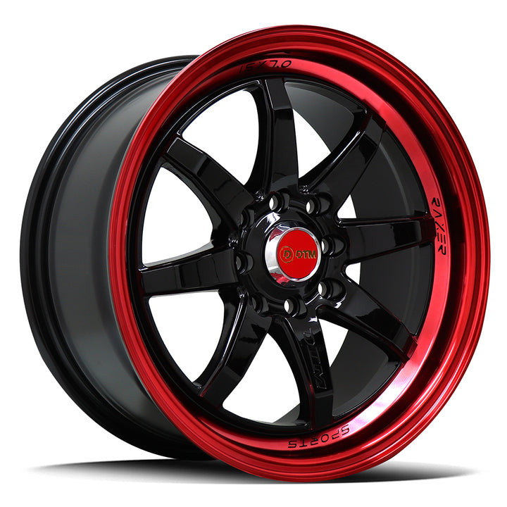 DTM OLD-SKOOL 3730 | ATOM 7 /BLACK RED S15