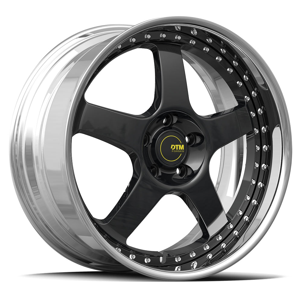 DTM FORGED SERIES T064 8.5 /SATIN BLACK POLISH LIP S20