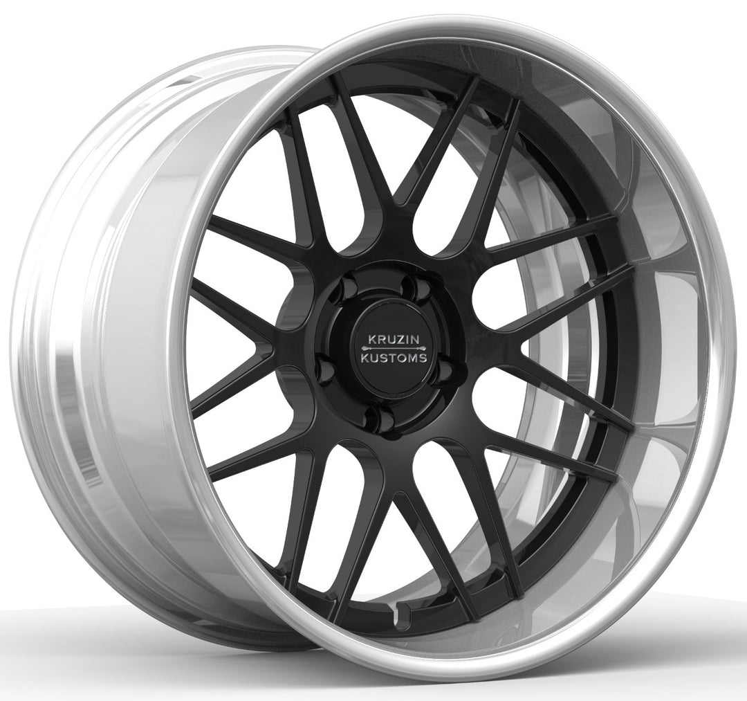 DTM FORGED SERIES MF1776 8 /GLOSS BLACK MACHINED S18