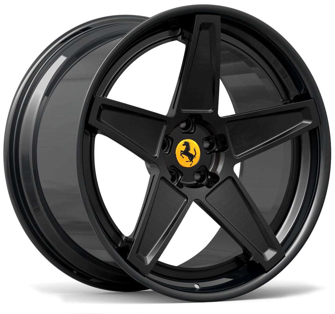 DTM FORGED SERIES F52 11.5 /Satin Black Gloss Black Lip S21