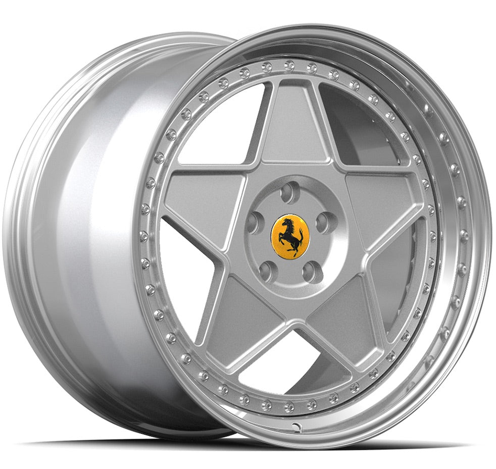DTM FORGED SERIES F83 8.5 /SILVER MACHINE LIP S18
