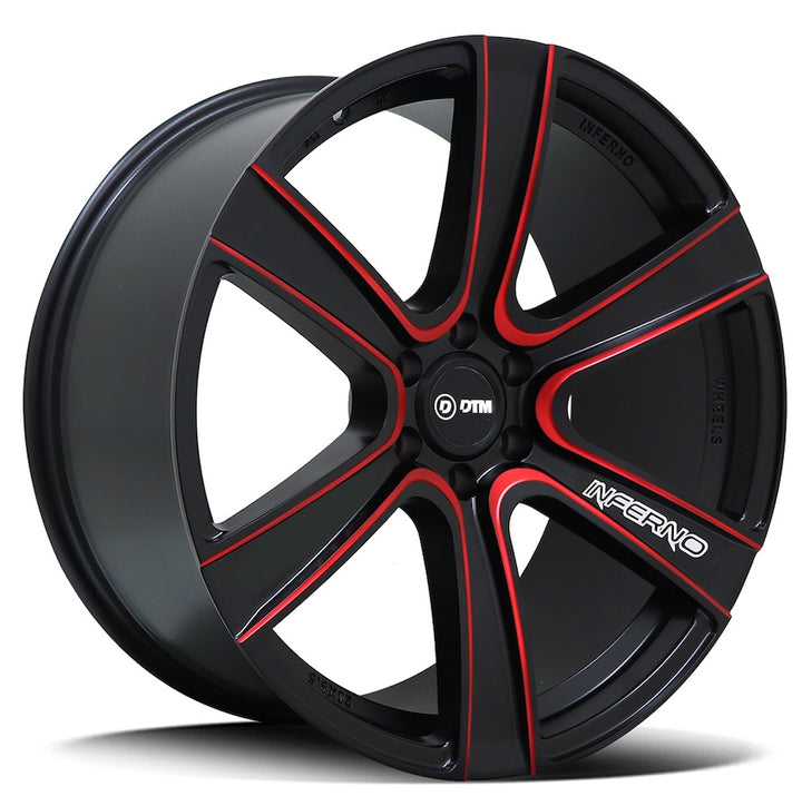 DTM HD KF902 | INFERNO 9.5 /Black Red Milled S20