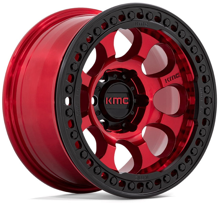 KMC KM237 9 /GLOSS CANDY RED BLACK LIP S17