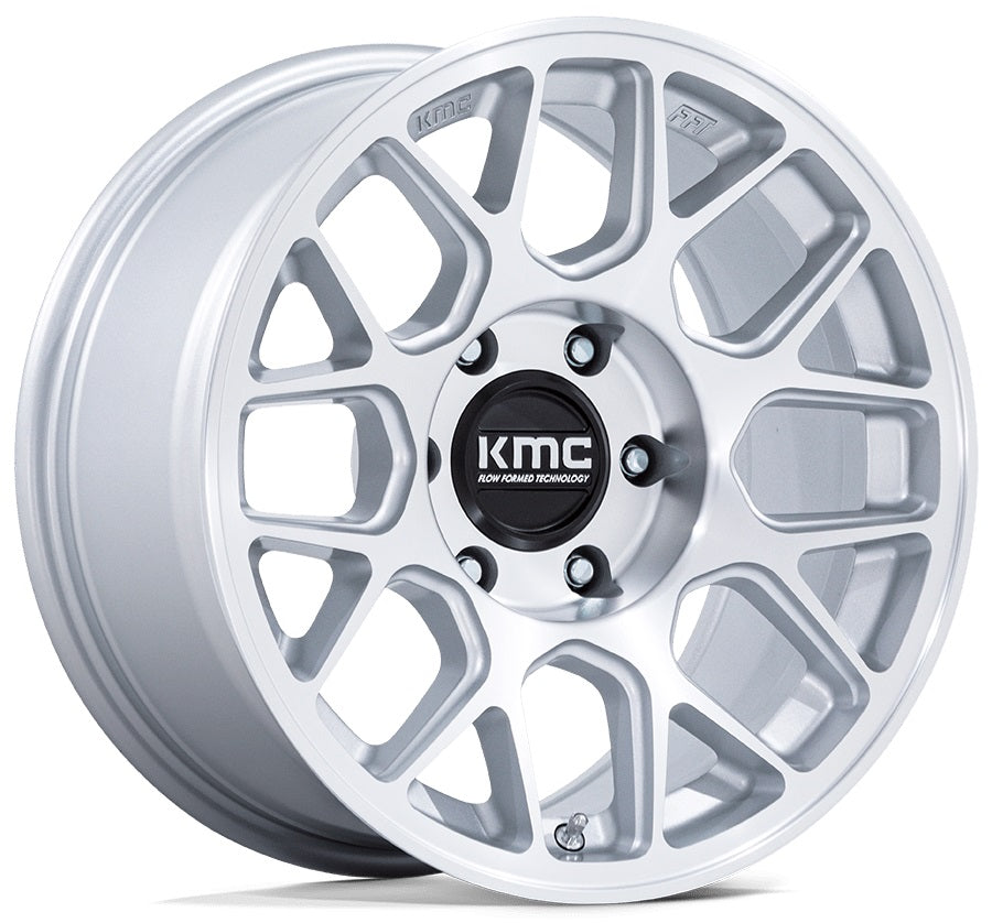 KMC FC730 8.5 /GLOSS SILVER MACHINED FACE S17