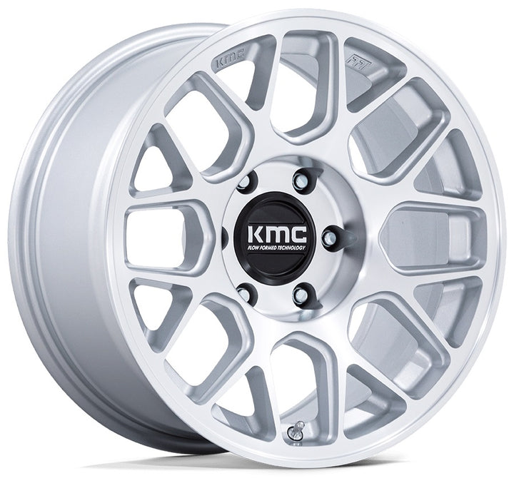 KMC KM730 8.5 /GLOSS SILVER MACHINED FACE S17