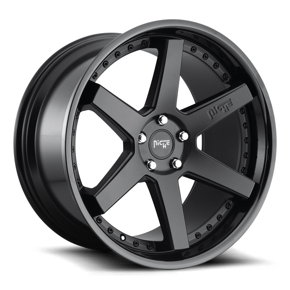 NICHE D192 10.5 /SATIN BLACK GLOSS LIP S20
