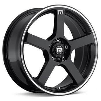MOTEGI MR116 8 /GLOSS BLACK POLISH EDGE S18