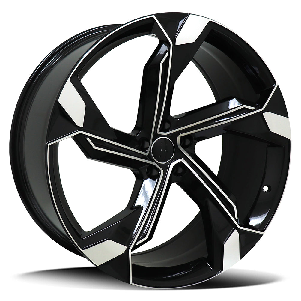 REPLICA AUDI REA1636 10 /BLACK MACHINED FACE S22
