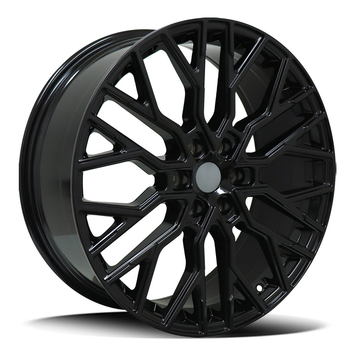 REPLICA FORD REF377 8 /GLOSS BLACK MACHINED FACE S18
