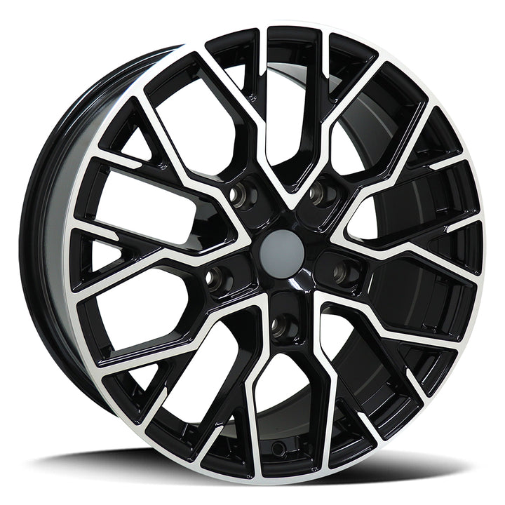 REPLICA FORD REF377 8 /GLOSS BLACK MACHINED FACE S18