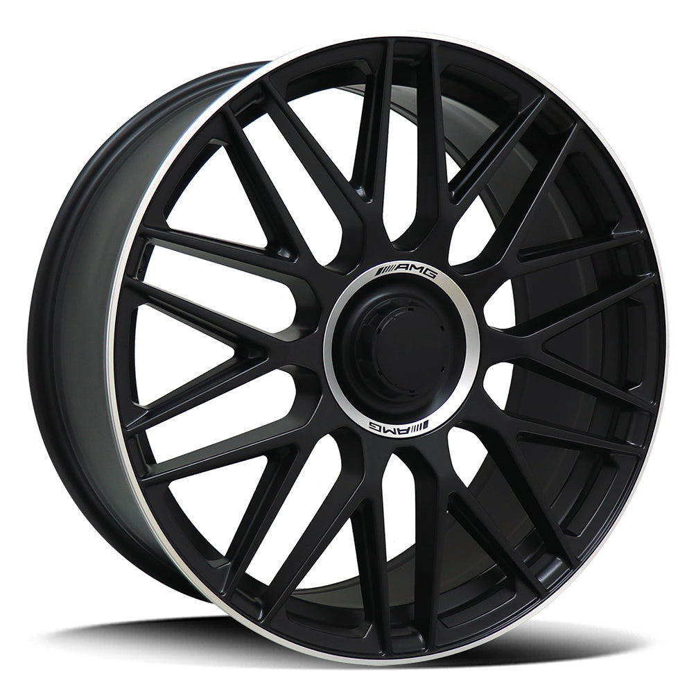 REPLICA MERCEDES REM8123 8 /MATTE BLACK MILLED LIP S18