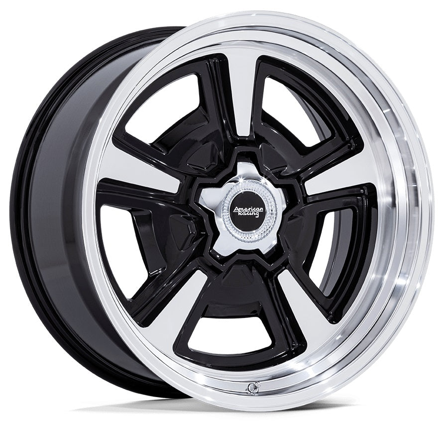 AMERICAN RACING CLASSIC VN517 9 /GLOSS BLACK MACHINED S18